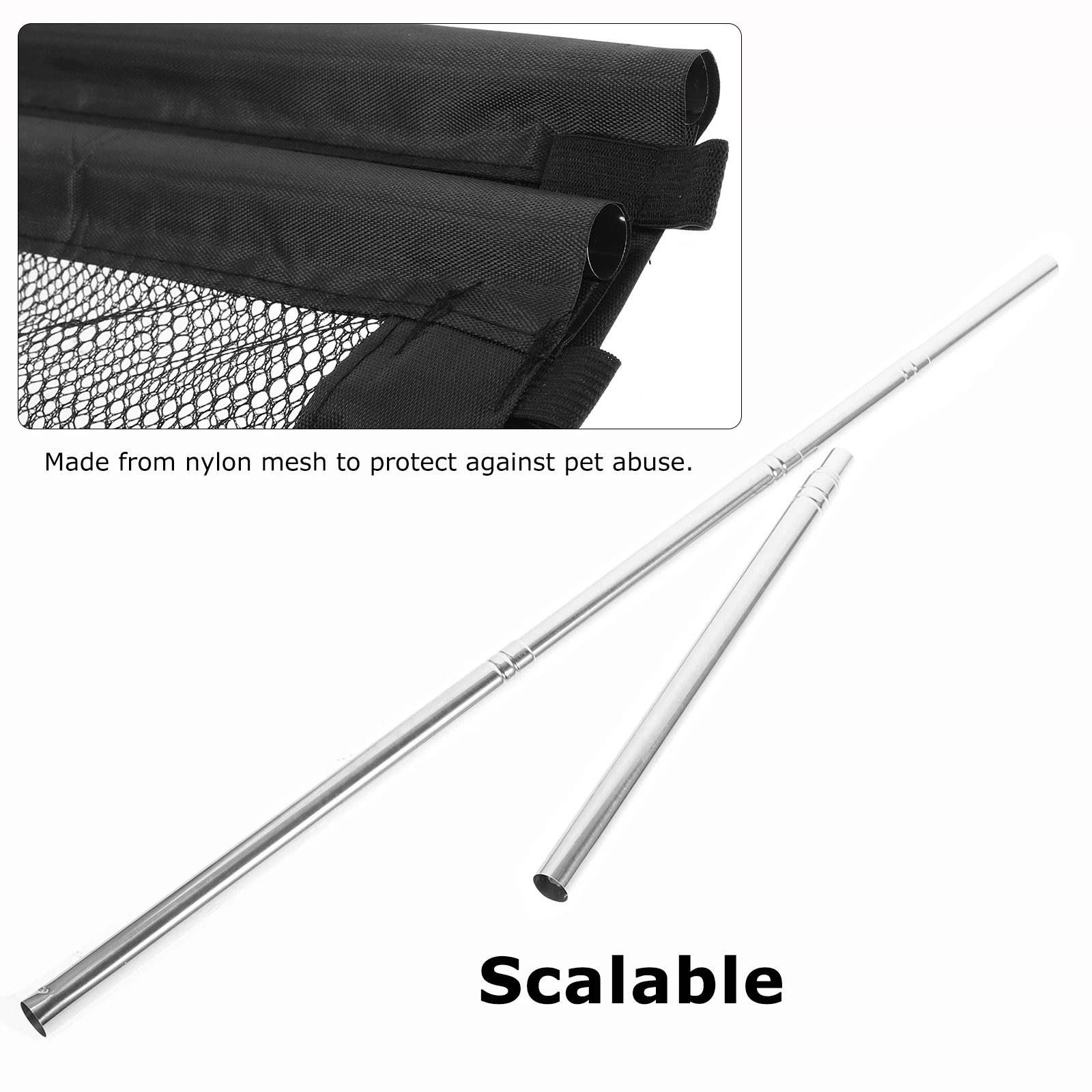 

1 Set 180x72cm General Pet Enclosure Fence Portable Assembled Dog Mesh Barrier Fence Safety Enclosure Net