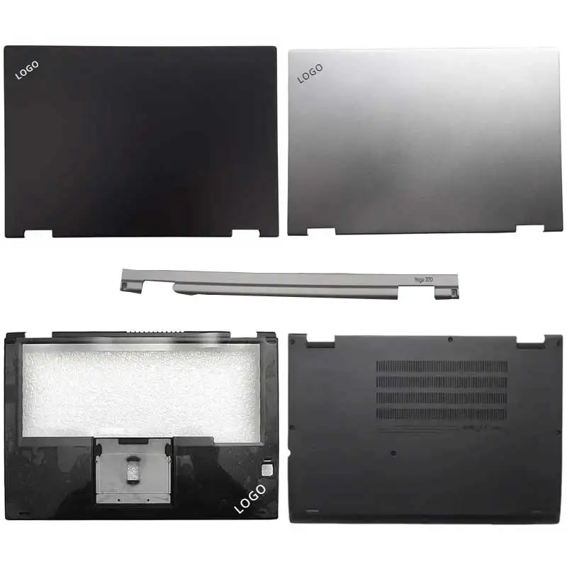 New For Thinkpad S1 Yoga 370 X380  Laptop LCD Back Cover Front Bezel Upper Palmrest Bottom Base Case Keyboard Hinges