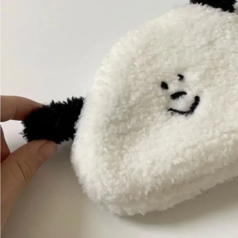 Cartoon Kawaii Anime Plush Bear Coin Purses Men Women Korean Fashion Mini Cute Zipper Coin Wallet Boy Girl Bag Key Storage Pouch