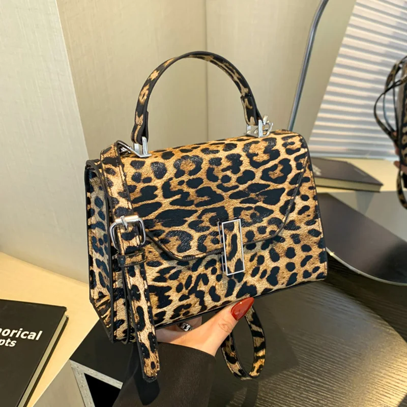 2024 New Fashion Leopard Print Shoulder Bags For Women High Quality Pu Leather Crossbody Bag Designer Luxury Handbags 3 Colors