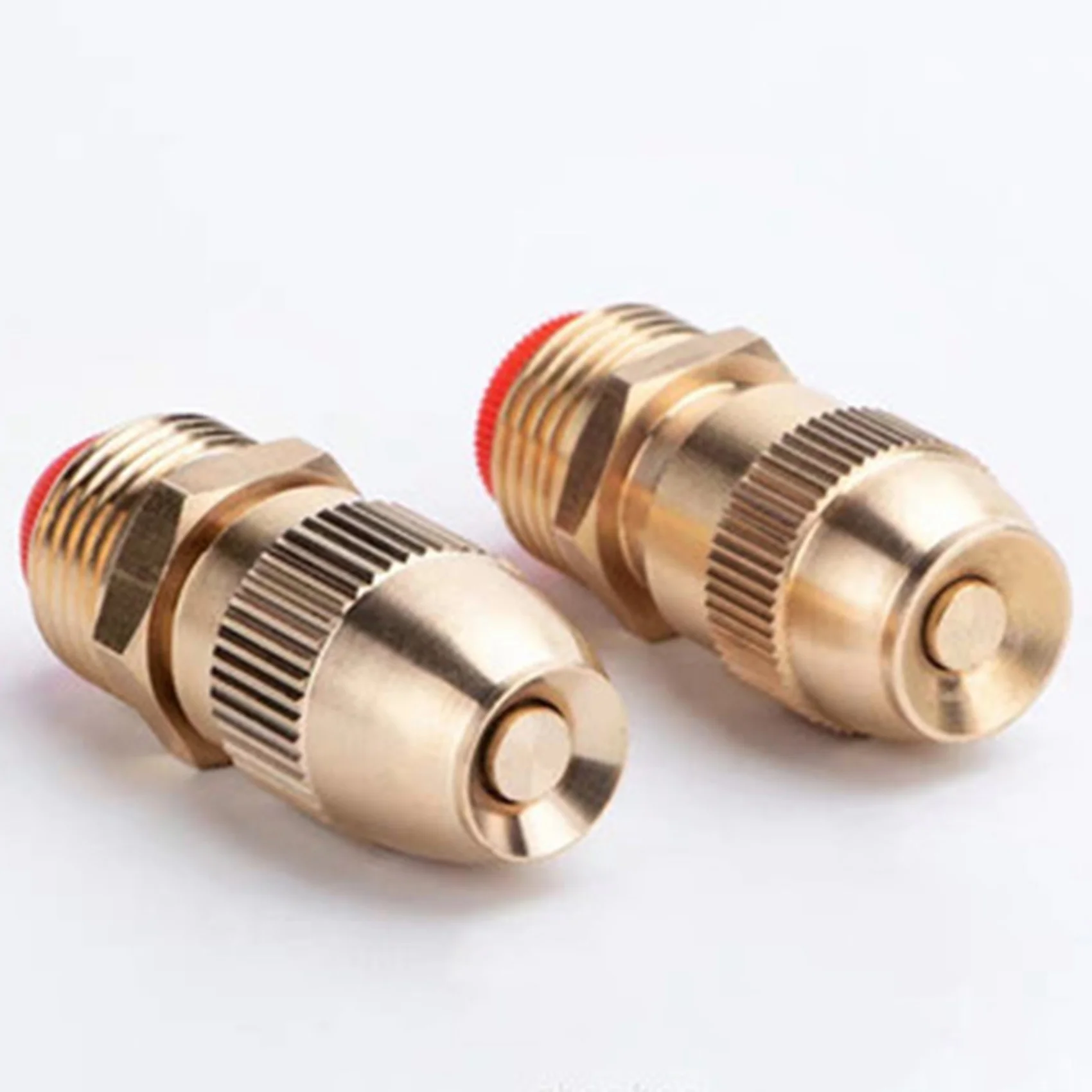 A69e20pcs 1/2 Inch Adjustable Sprinkler Middle Distance Sprinkler Brass Nozzle Garden Lawn Irrigation Watering Fittings