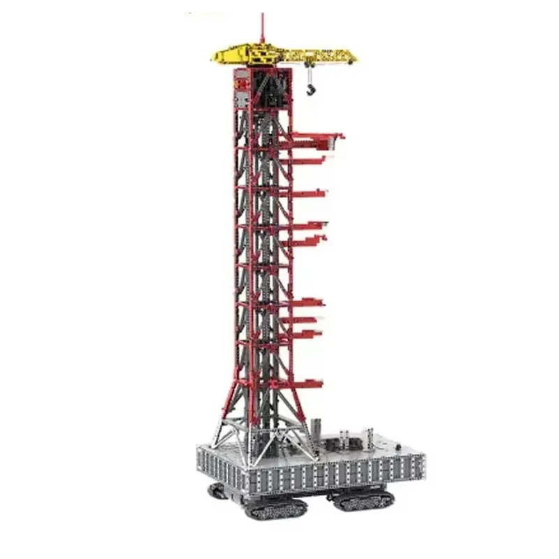 MOC-60088 Elektrische Orbiter Saturn V Rocket Tower Component Assemblage Bouwsteen Model 7706 Onderdelen Bouwstenen Kinderen Speelgoed