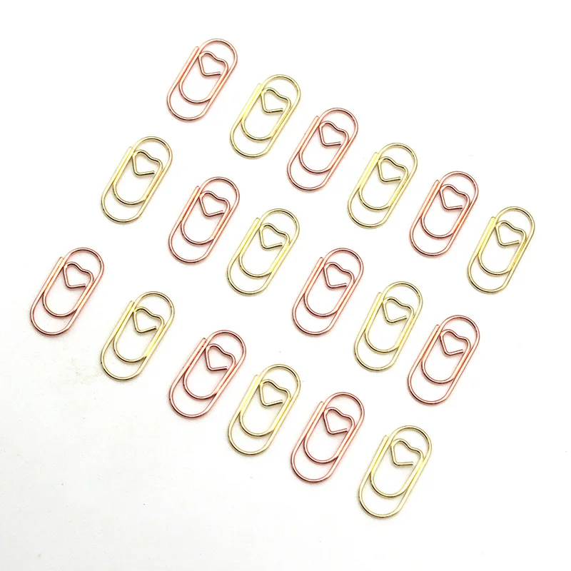 

150pcs/bag Silver Mini Metal Clip Bookmark Patchwork Paper Clips Office Supplies Accessories