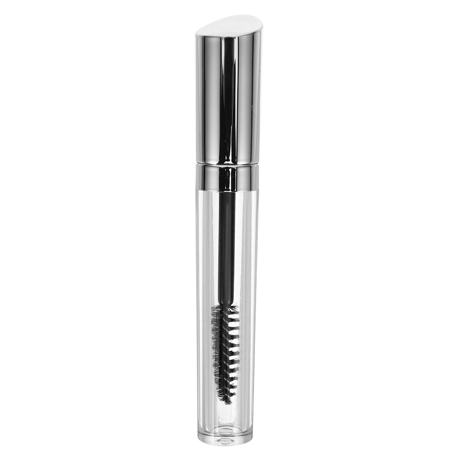 

Empty Mascara Tube 3ml Clear Round Portable Refillable Eyelash Tubes Containers Travel Size Lightweight Secure Seal Daily Use