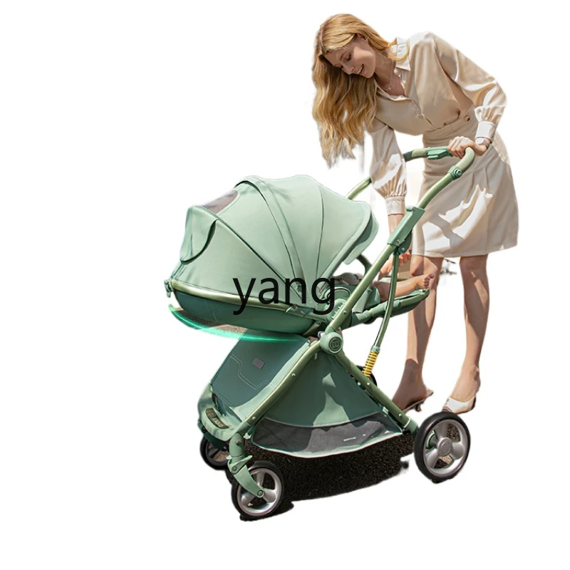 

CX Baby Stroller Sitting Lying Lightweight Folding Children's High Landscape Two-Way