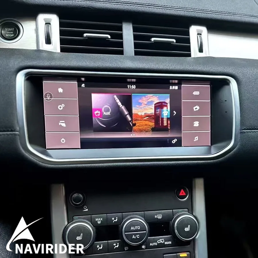 10.25inch Wireless Carplay Android15 Car Radio For Land Rover Range Rover Evoque LRX L538 4G GPS Stereo Multimedia Video Player
