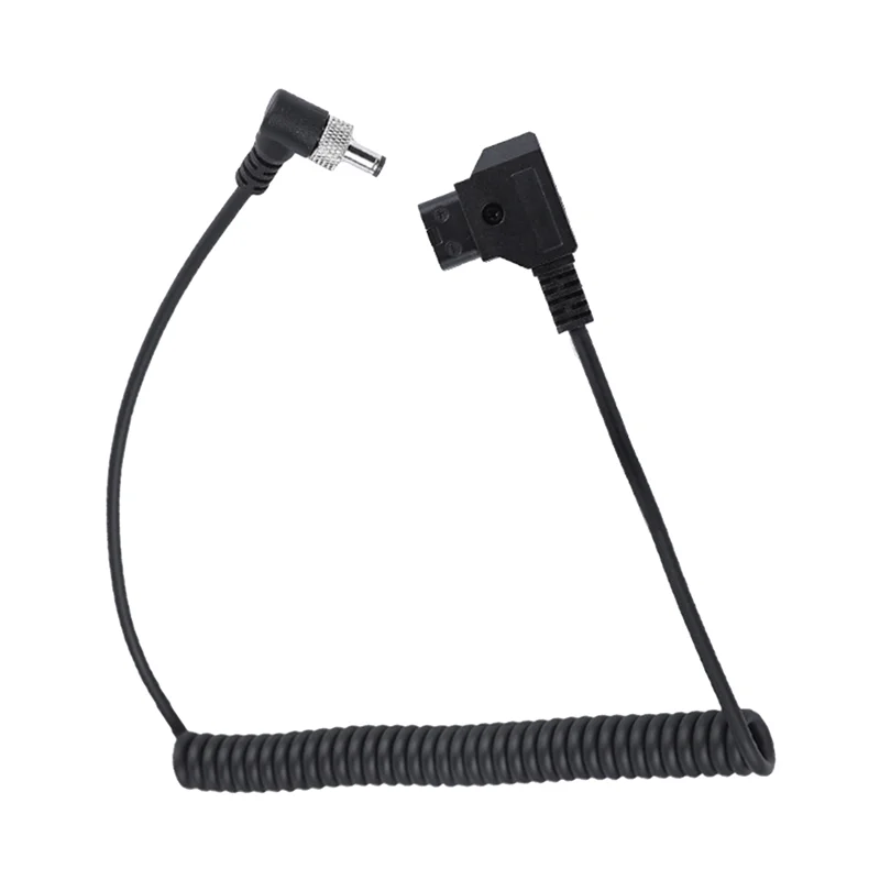 D-TAP Plug to DC Port DC Monitor Supply Cable Spring Power Wire with Lock for BMPC/ATOMOS/BESTVIEW Monitor