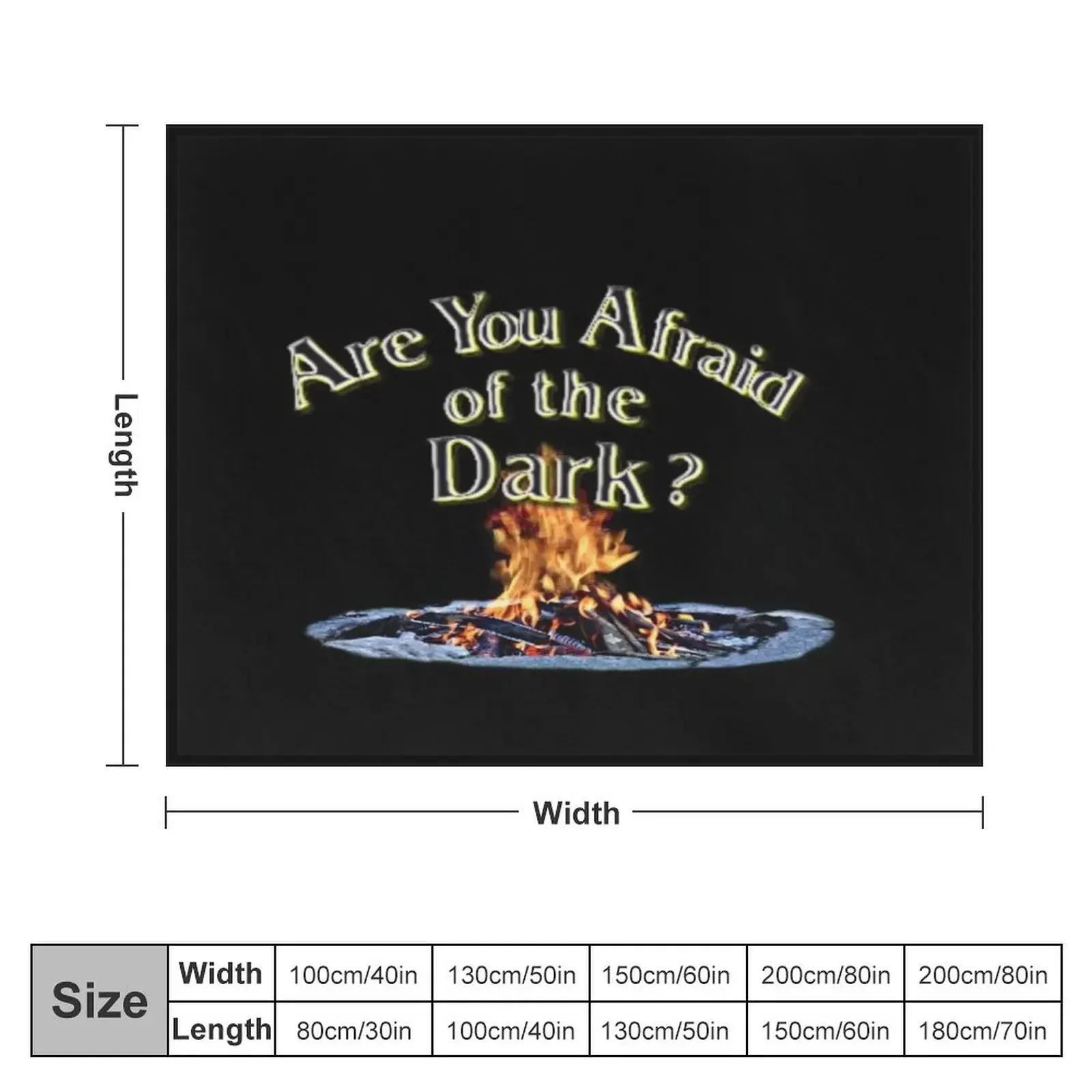 Question Is Are You Afraid Of The Dark Throw Blanket warm for winter Sofa christmas gifts Blankets