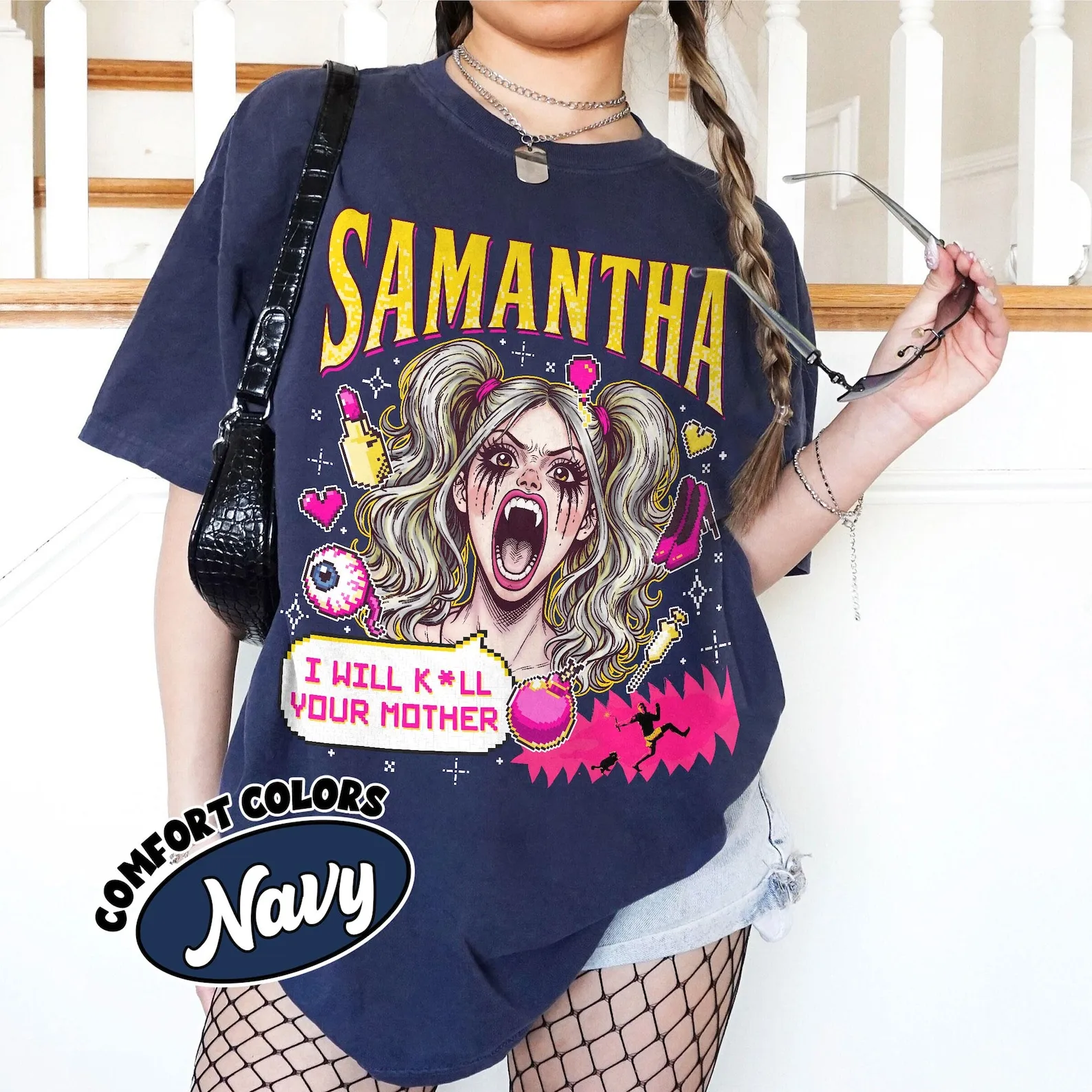 Samantha Dungeon Crawler Carl Book Shirtcotton, Samantha Iwkym Tshirt, Matt Dinniman, Sci-Fi Meme Tee