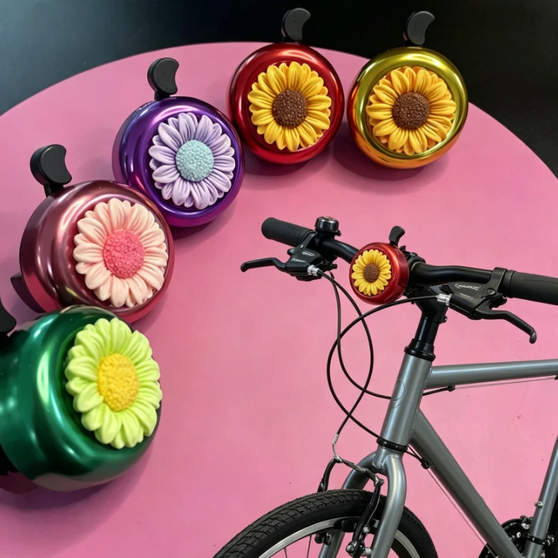 Campana timbre para bicicleta de montaña con alarma seguridad manillar - imagen 3