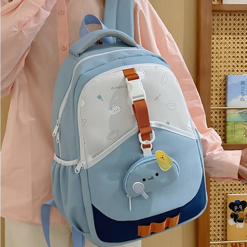 

New Cute Backpack Lightweight Large Capacity School Backpack Nylon Material Waterproof School Bag for Boy Gril
