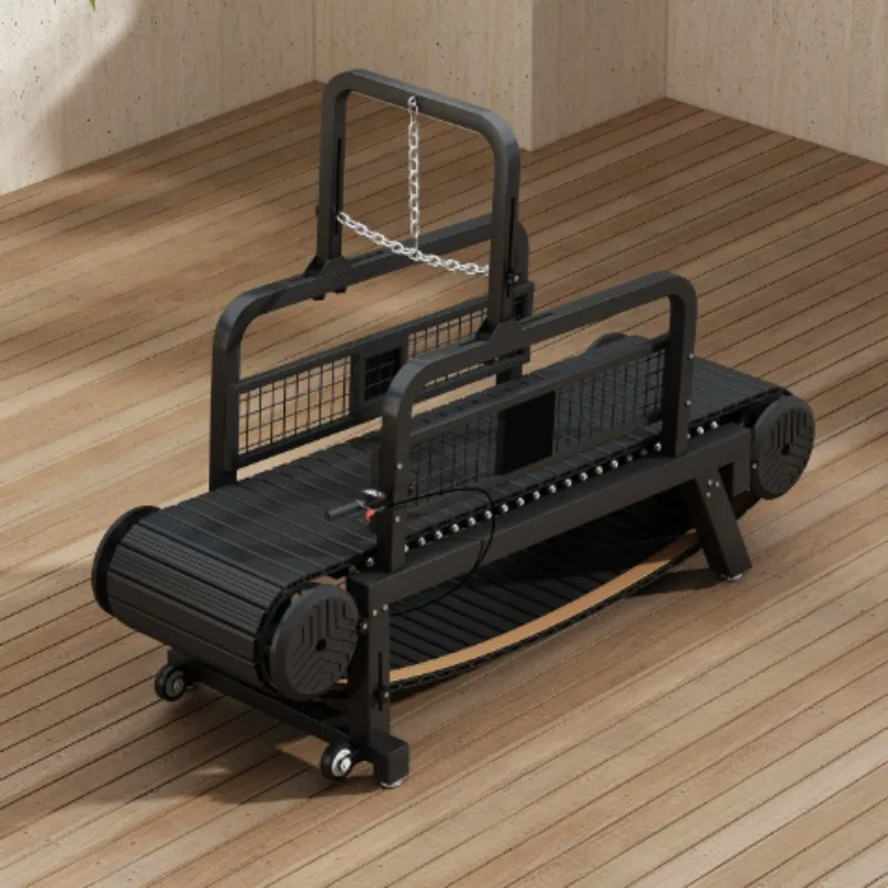 For Non‑Motorized Dog Treadmill Quiet Smooth Adjustable Pet Running Machine With Brake Speedometer Pit Bull Training Equipment