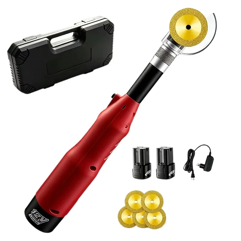 Bend industrial angle grinder, polishing stone, grinding ceramic tiles, joint cleaning machine