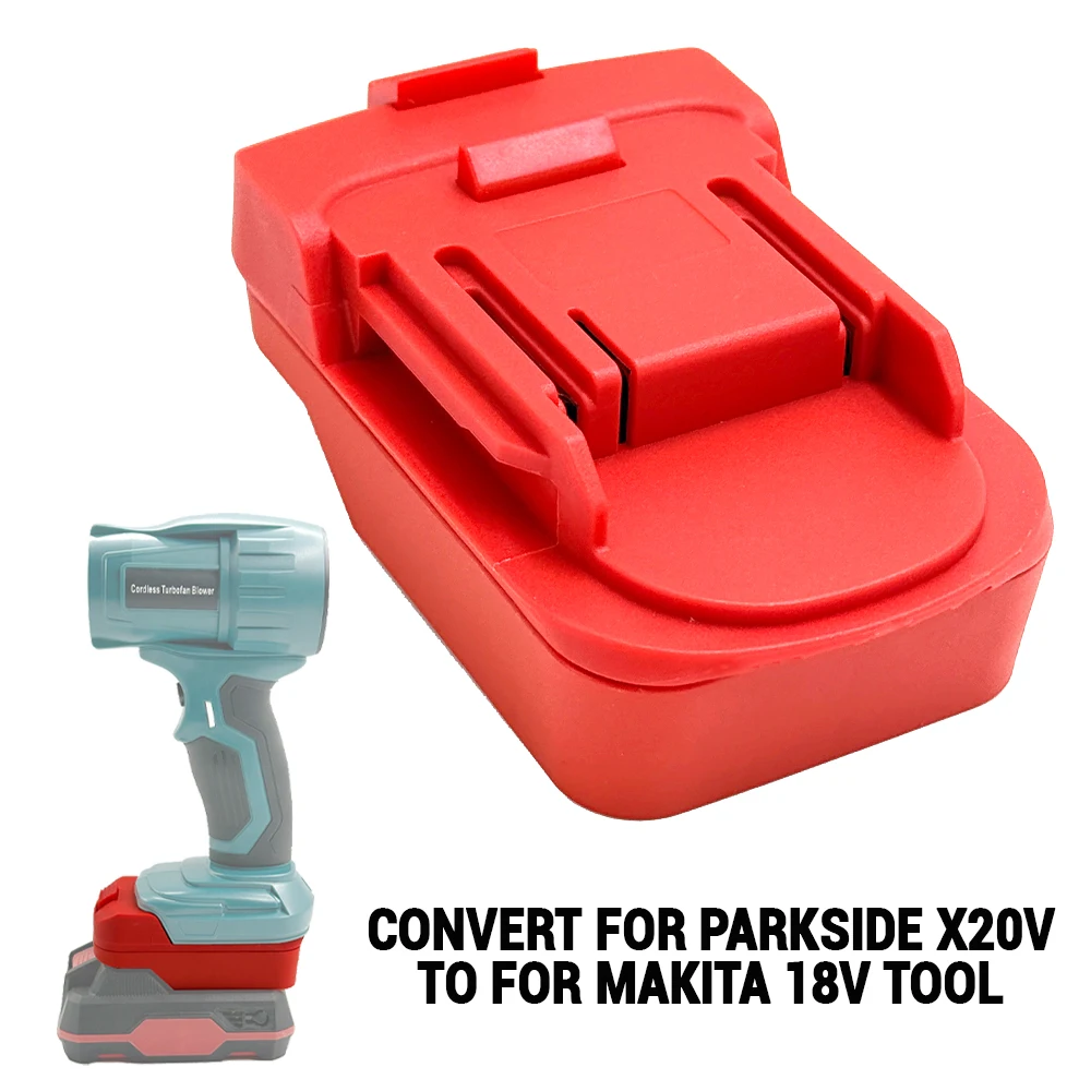 Battery Adapter Converter Compatible for Parkside X20V Lithium Batteries, Fits for Makita 18V Li-ion Cordless Power Tools
