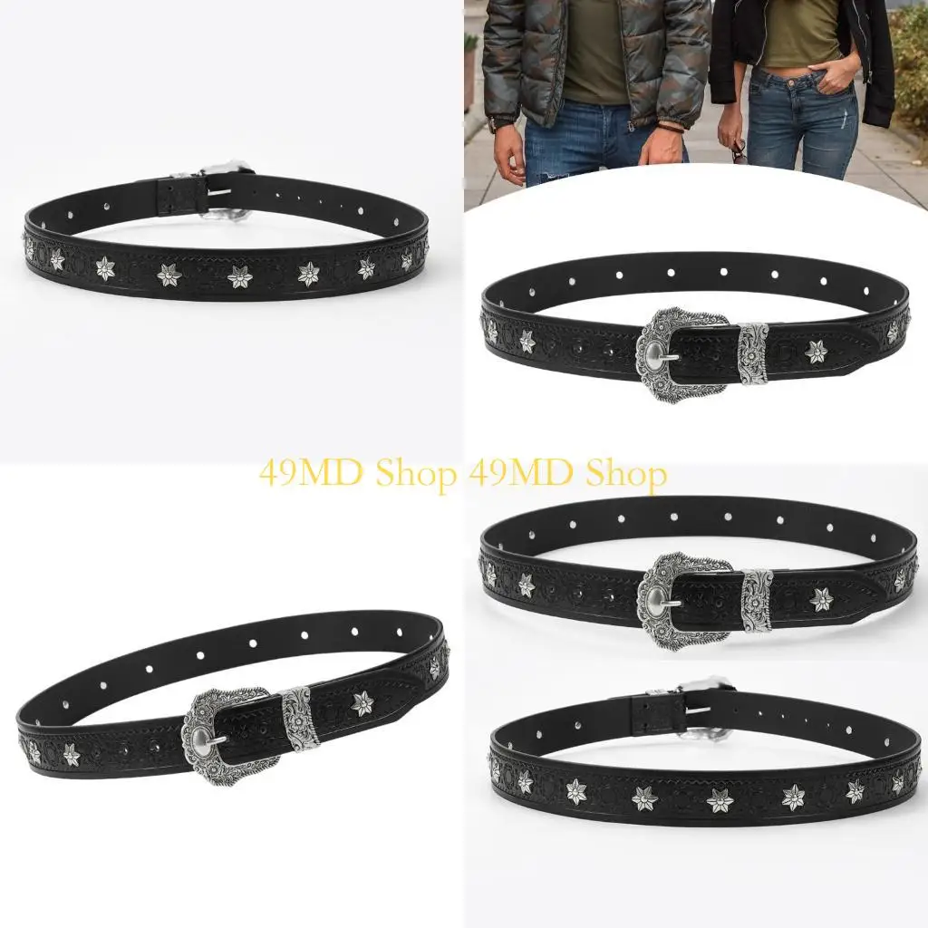 49md-unisex-black-belt-rivet-star-decoration-waist-belts-unisex-stylish-waistband