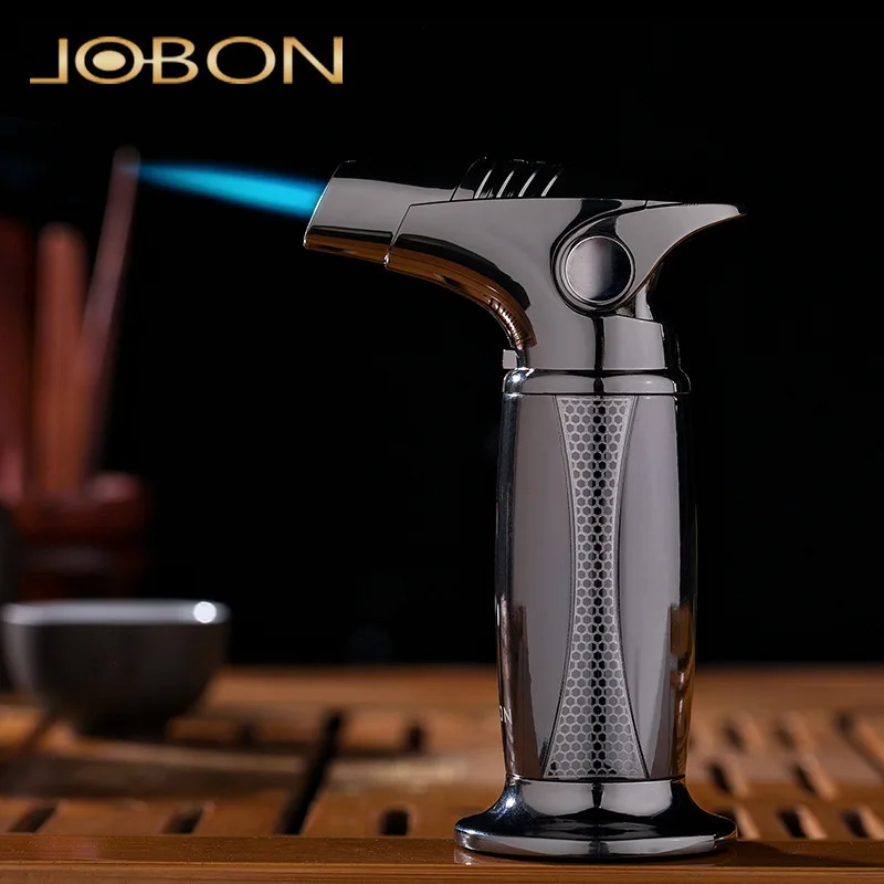 JOBON Windproof Butane Gas Lighter Metal Turbo Flame Torch Jet Airbrush Igniter BBQ Cooking Kitchen Cigar Lighter Home Tools