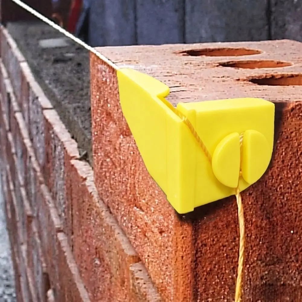 Tools Yellow Brick Line Anchor Sturdy Reusable Masonry Tool Unique Corner Line Holding Corner Bracket Fixing Line