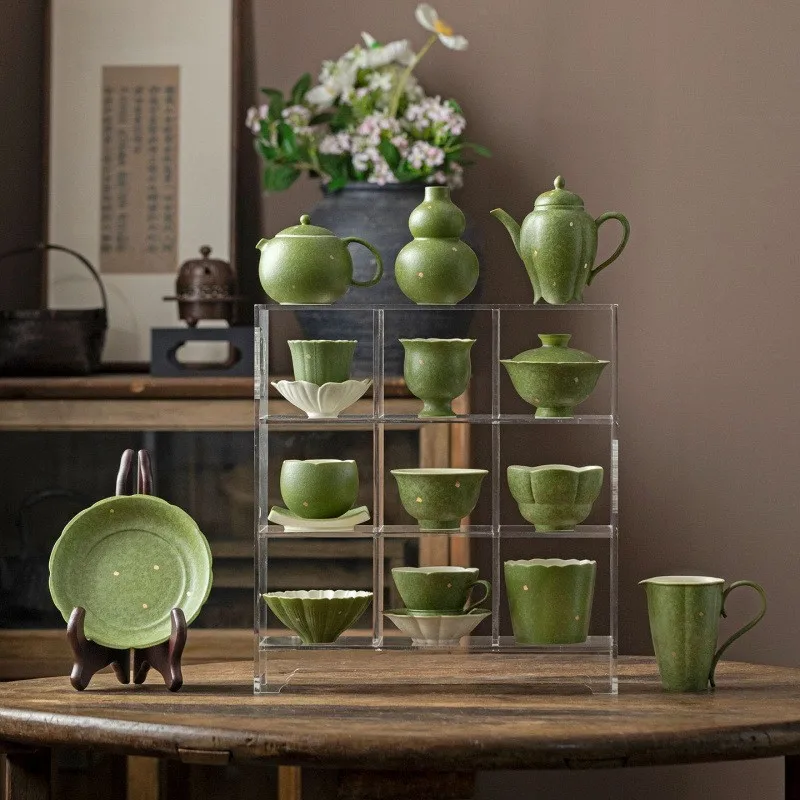

Japanese Sle Cerc Tea Set including Gongfu Tea Pot Owner Cup Tasting Cup Tea Cup Tray Fair Cup from Xuan Zhuo Jing