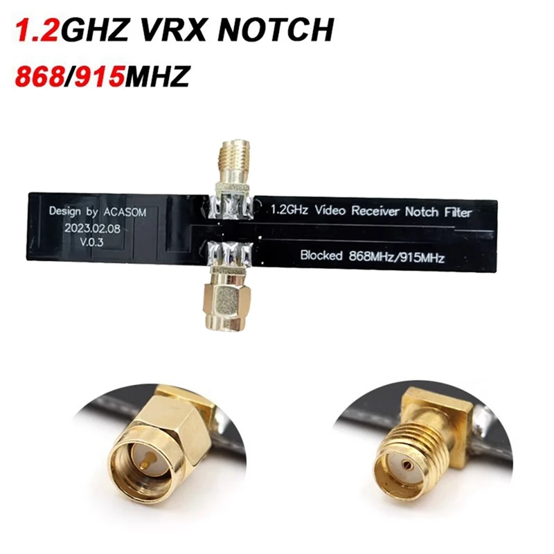 1.2Ghz VRX Notch Filter 868/915 Mhz Improves Video Receiver For 1.2-1.3Ghz Compatible With TBS Crossfire Accessories Parts