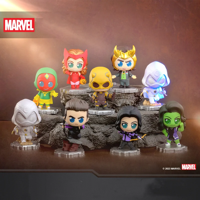 Marvel Blind Box Cosbi Bobble-head  Series 2 Mini Figure Mysterious Box Collection Decoration Children's Birthday Surprise Gift