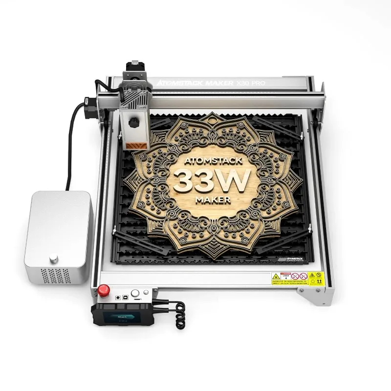 

Hot sale Atomstack latest 160w 6 Cores X30 Pro 30w High Output Cutter And High-precision Engraving Machines For Metal