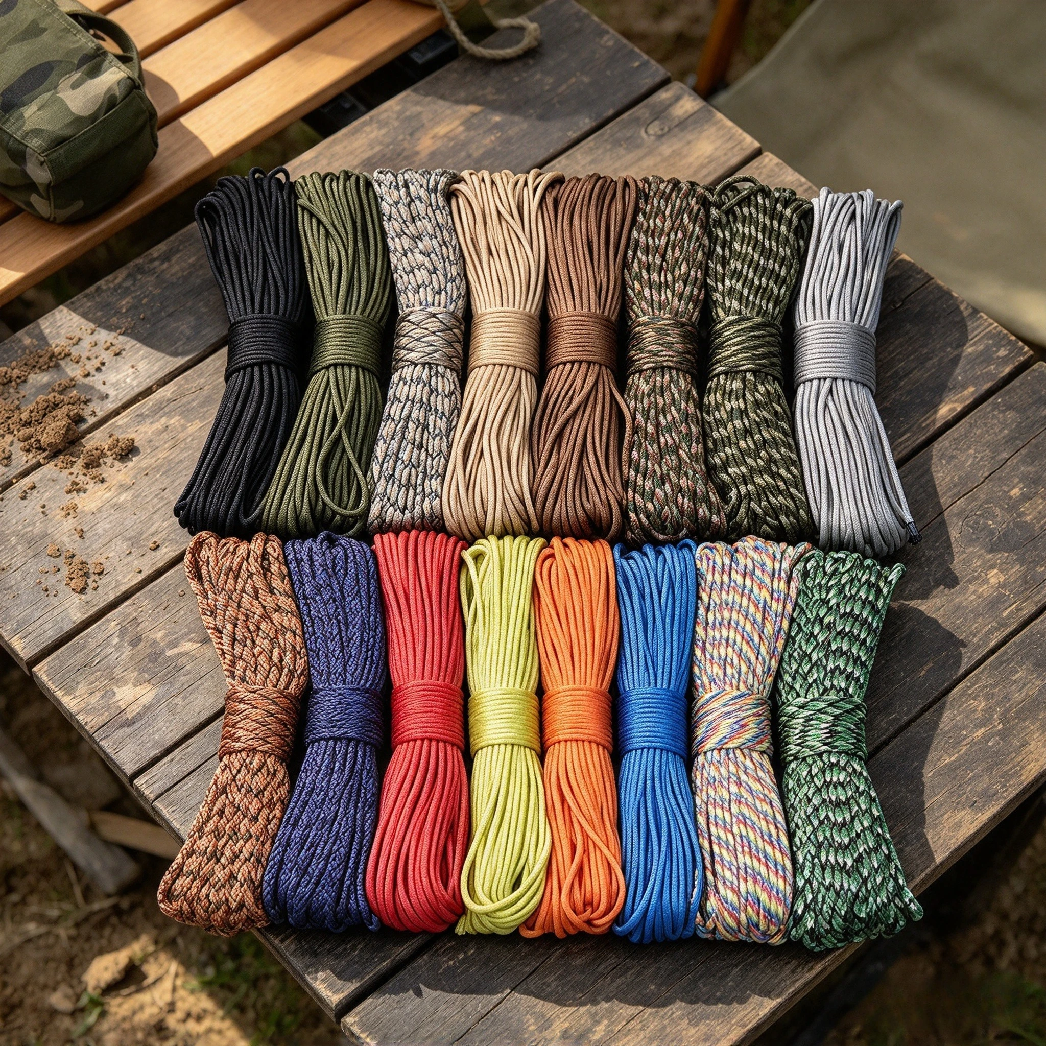 550 Paracord 9 Strand Core Braided Nylon Rope 31m for Outdoor Survival Camping Rescue Tent Guyline Emergency Gear