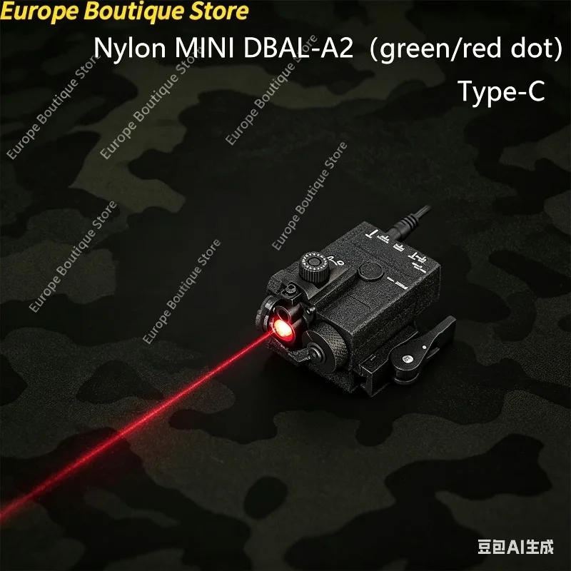 

Tactical DBAL-A2 Red Green Laser Sight Torch 20mm Picatinny Rail Mount For Outdoor Toy Model Parts Fit M300 M600