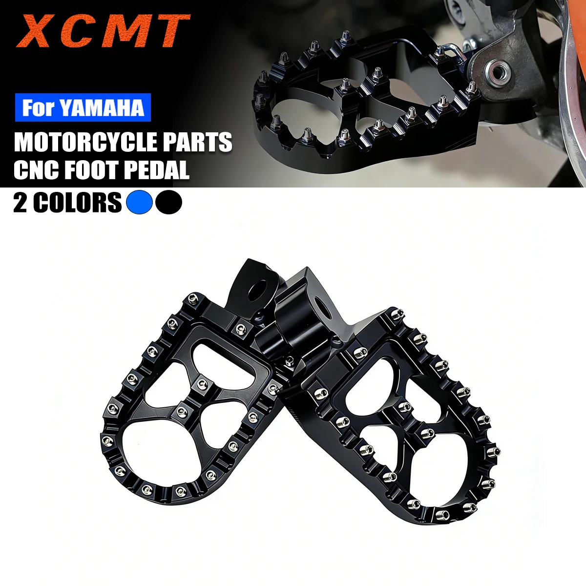 

Forged 7075 Foot Pegs For Yamaha YZ65 YZ85 YZ125 YZ250 YZ250F YZ450F YZ250X YZ250FX YZ450FX WR250F WR450F Motorcycle CNC Pedals