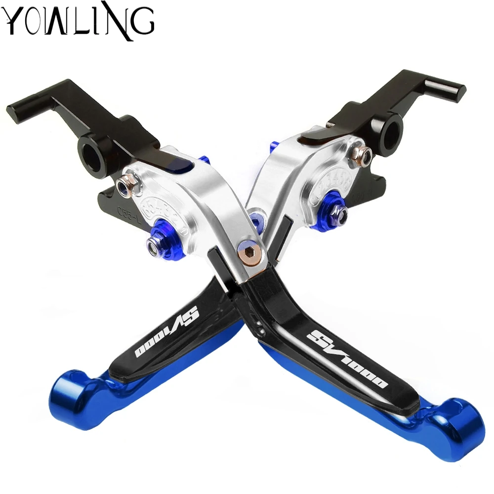 For SUZUKI SV1000 SV 1000 2003 2004 2005 2006 2007 SV1000 SV 1000 Motorcycle accessories Folding Extendable brake clutch levers