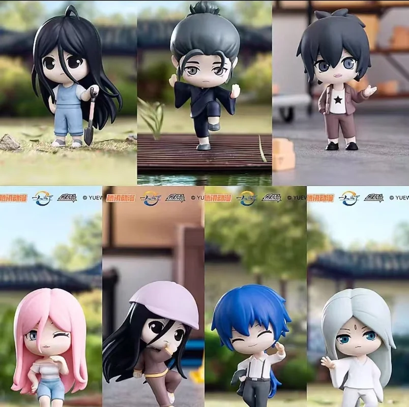 

Under One Person Strange Tracking And Alien Series Blind Box Q-Version Handmade Action Figure Ornament Anime Peripheral Gifts