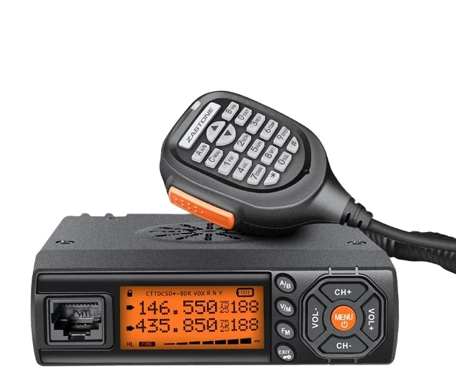 

Zastone Z218 Car Intercom Dual-band Two-way Mobile Radio Mini Station 136 - 174 MHz 400- 480 MHz