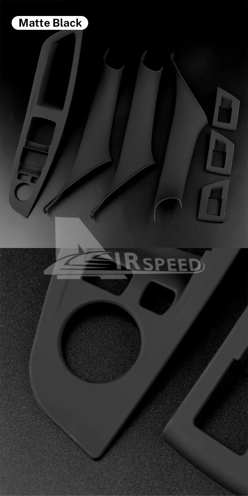 AIRSPEED für BMW F10 F11 520i 523i 525i 528i 530i 5er 2011–2017, hochwertiger ABS-Beifahrertürverkleidungsgriff, LHD RHD – Detail 7