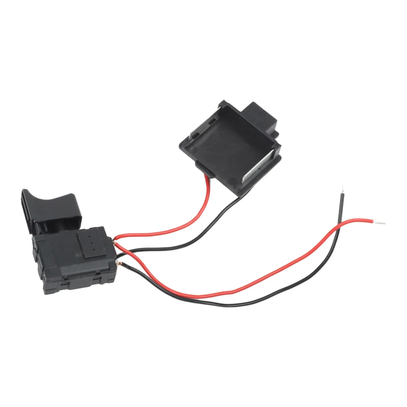 16A 5E4 DC 7.2-24V Trigger Switch 7.2V-24V Range 5E4 Lifespan Metal Housing Momentary Contact Replacement Part
