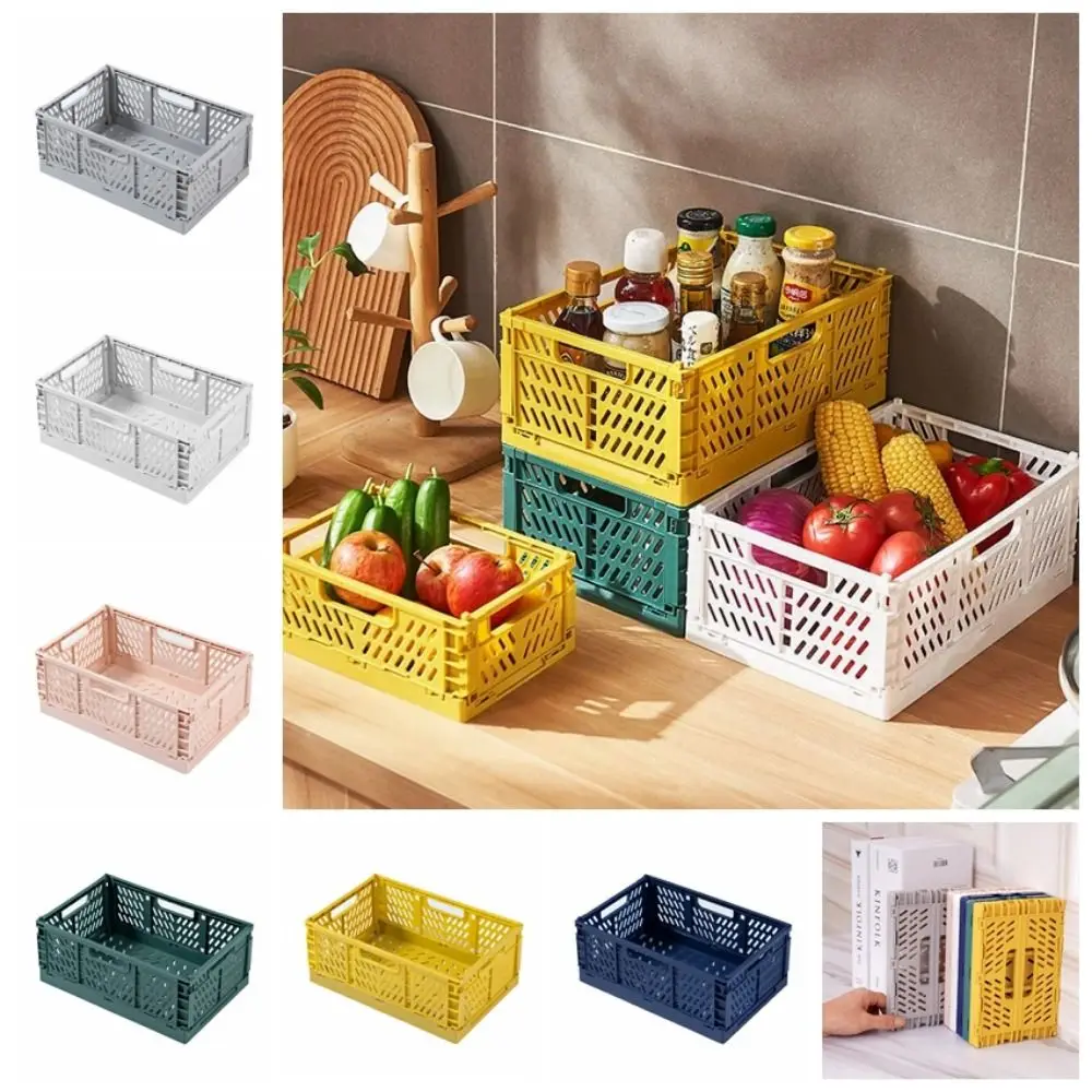 

Space-saving Collapsible Foldable Storage Crate Stackable S/M/L Drawer Organizer Case INS Durable Storage Baskets Home