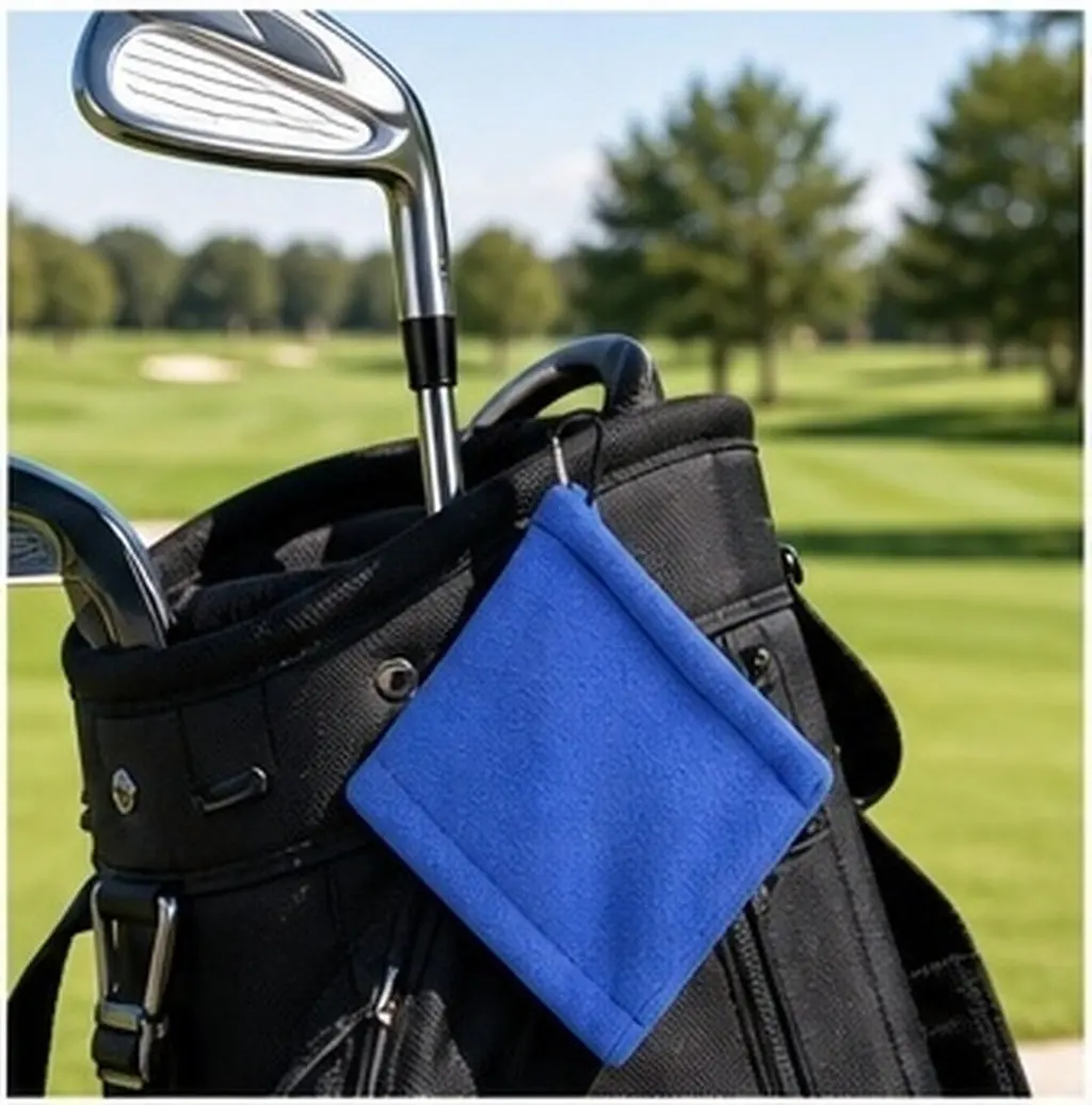 Ultra-Soft Polyester Golf Ball Non-Scratch Surface with Strong Magnet for Club Storage Reusable Dry Wet Golfing