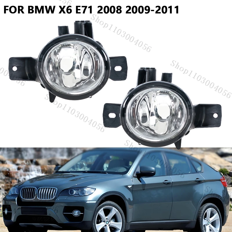 

Car Front Bumper Fog Light Lamp Without Bulb For BMW X6 E71 2008 2009 2010 2011 Turn Signal Lights 63177187631 63177187632