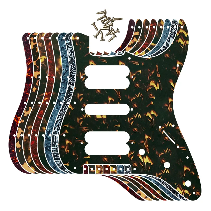 

5pcs Custom Guitar Parts - For 72' 11 Screw Hole Standard St HSH PLAYER SERIES PICKUPS Guitar Pickguard Scratch Plate