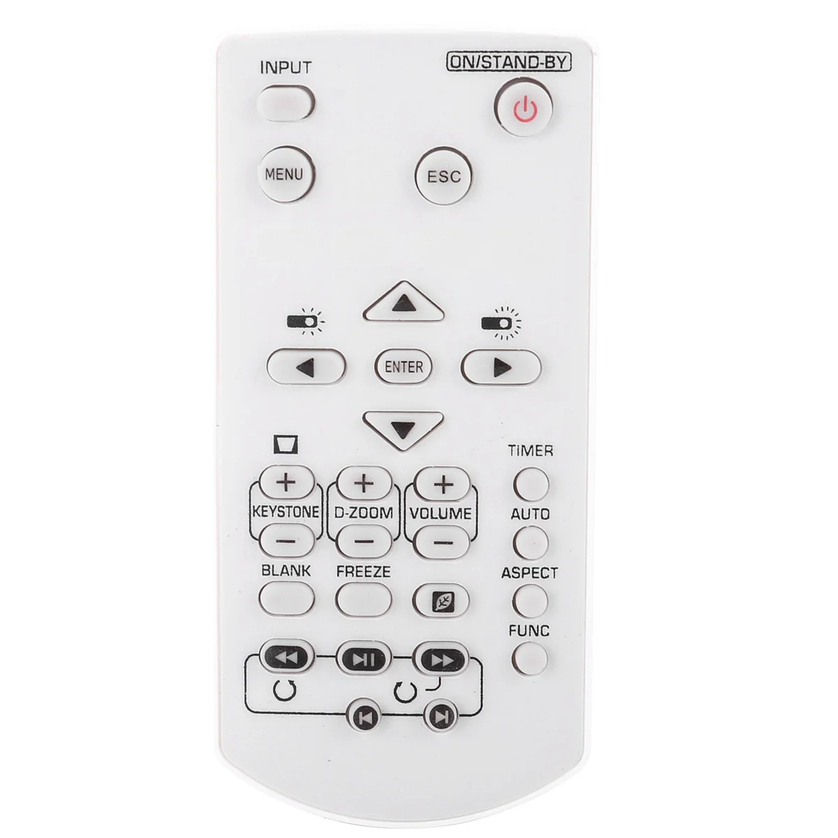 Projector Remote Control for CASIO Projector YT-141 XJ-A142 XJ-A147 XJ-A242 XJ-A247 Replacement Remote Control