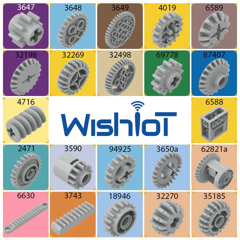 

50g Technical MOC Parts Technology Gear 2471 3590 3647 3648 3649 3743 4019 4716 6588 Building Block Small Particles Kits Toys