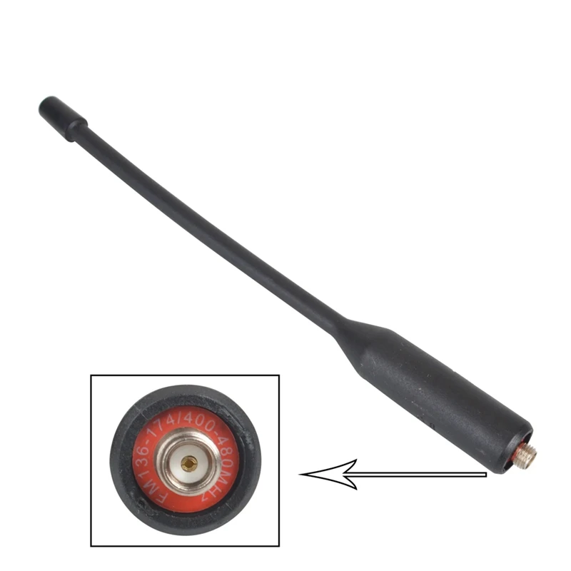 Walkie Talkie UV-K5 Antenna SMA-Female Dual Band Central Frequency 144/430Mhz Portable Radio Antenna For Quansheng UV-K5