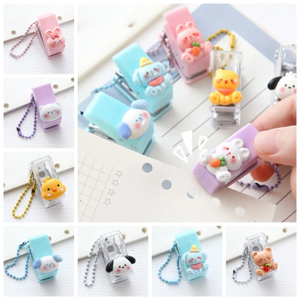 

Round Hole Cute Hole Puncher Loose-leaf 1 Hole Paper Punch Single Hole Punch Portable Cute Mini Paper Puncher School Supplies