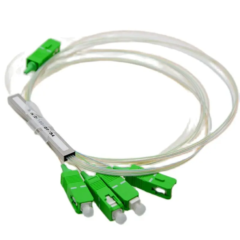 10 Stuks Nieuwe Sc Upc/Apc Fiber Optic Splitter Connector 0.9Mm Single Mode 1:4 Plc Differentiële Splitter Whoesale