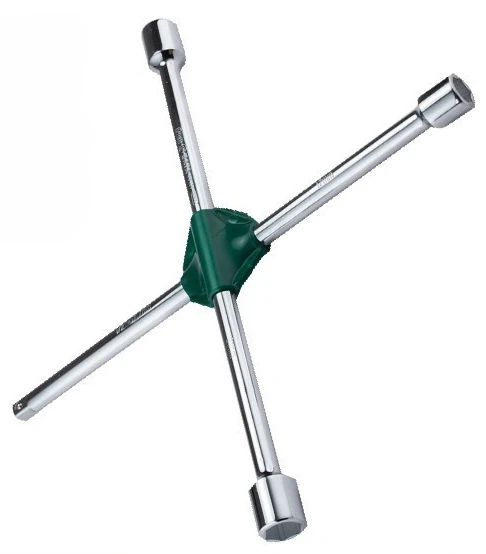 

Cross tire wrench, automotive multi-functional removal spare tire replacement cross sleeve tool