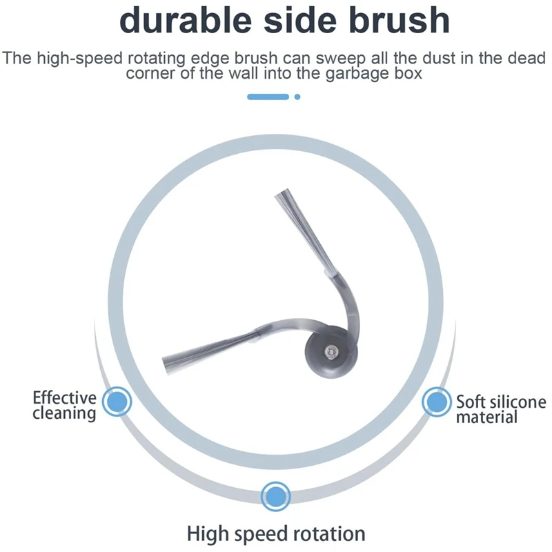 Cepillos laterales para accesorios de piezas de repuesto Roborock Q Revo Curv