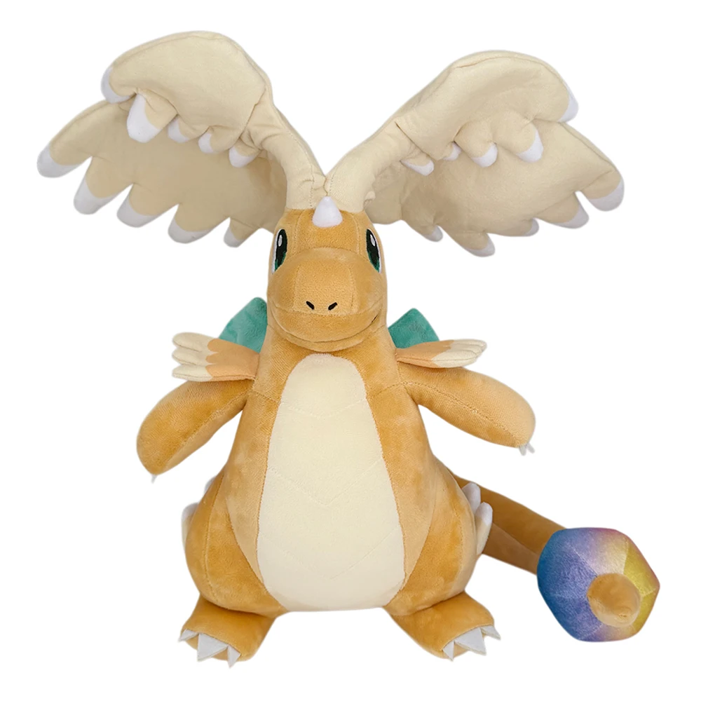 

New Mega Dragonite Plush Pokemon Peluche Stuffed Doll Dratini Dragonair Evolution Dragon Gift
