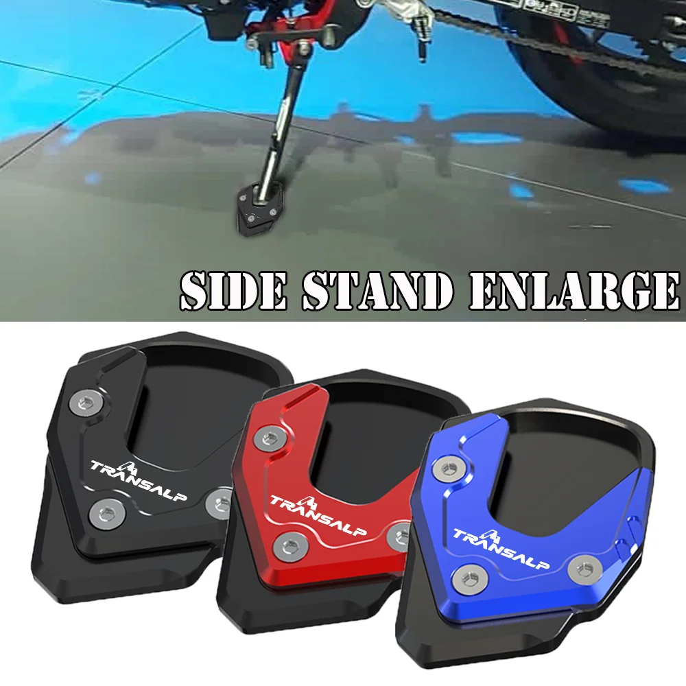 

Motorcycles Side Stand Enlarger FOR HONDA XL750 TRANSALP XL 750 2022 2023 2024 Foot Pegs Plate Kickstand Extender Accessories