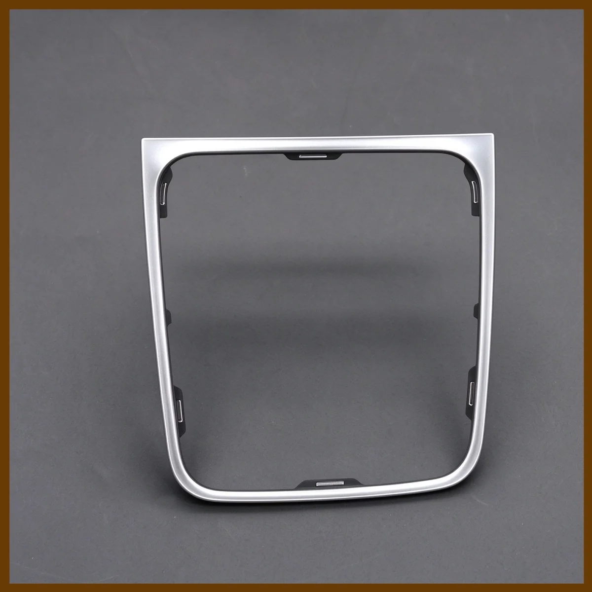 LHD Car Gear Shift Knob Lever Frame Bracket For  Golf 7 7.5 Golf R Silver Frame/Glossy Black Frame