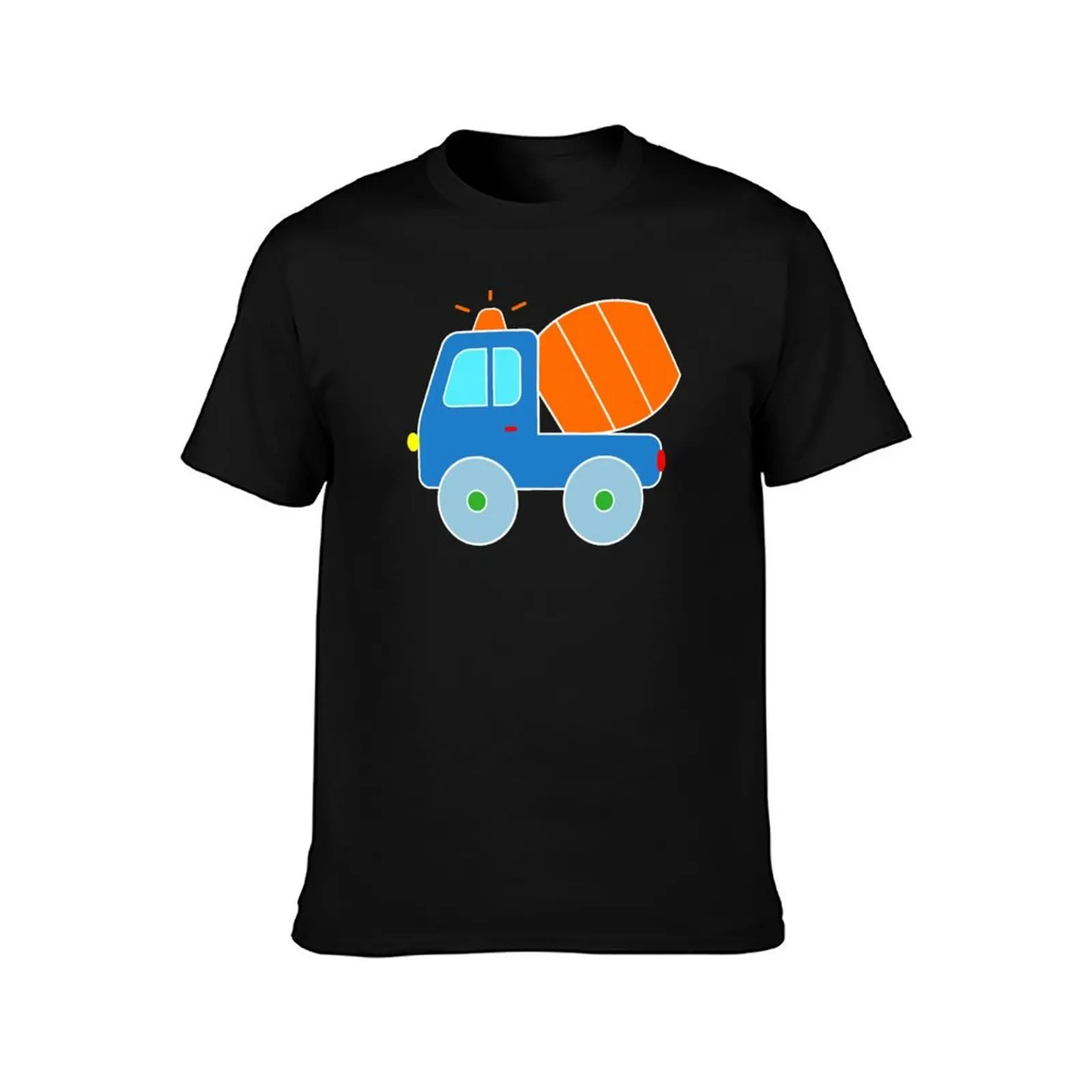 Cement Truck Concrete Mixer Toddler Construction Boys T-Shirt Thanksgiving Casual Tee T-Shirt