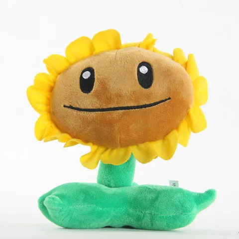 Плюшевая игрушка PVZ Горохострел и Подсолнух - мягкие персонажи для детей — фото товара