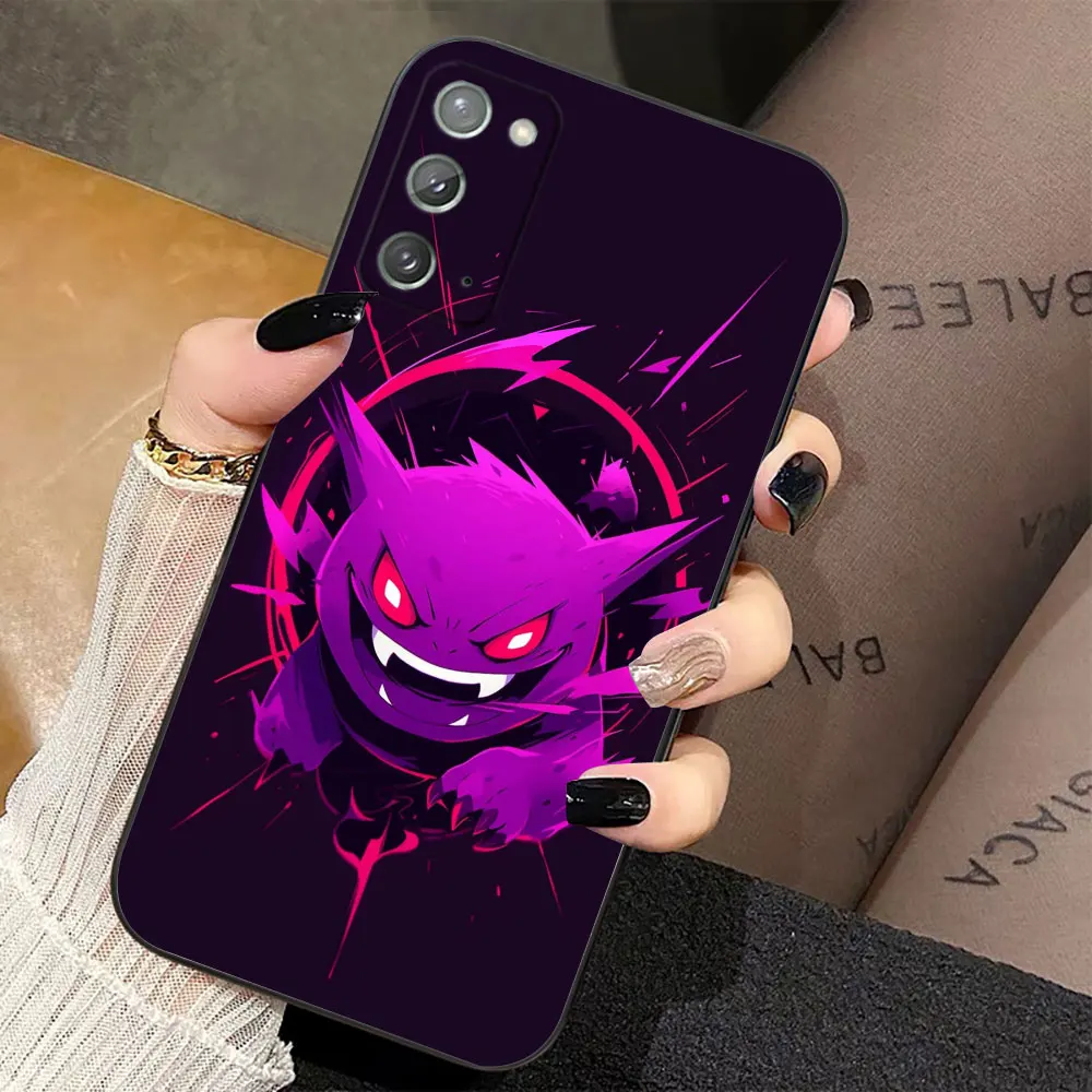 أنيمي P-البوكيمون القنغ شبح قضية الهاتف لسامسونج غالاكسي ملاحظة 20 10 M23 M53 A70 A50 A30 A24 A13 A12 A07 A06 A05S A04 A03S #4